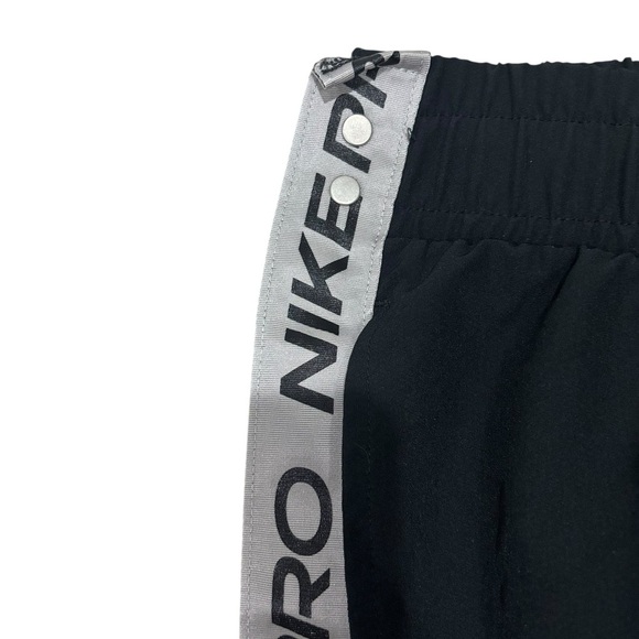 Nike Pro Mens Size Medium Travis Scott Mini Swoosh Wide Leg Tearaway Pants Black - Picture 3 of 8